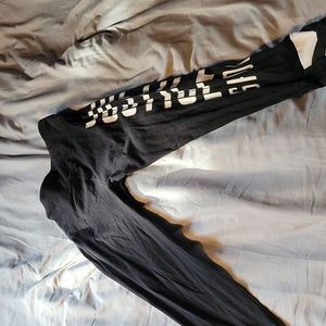 Black  Justice  active  sports  leggings